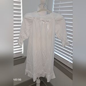 White Nightgown with Ribbon Detail